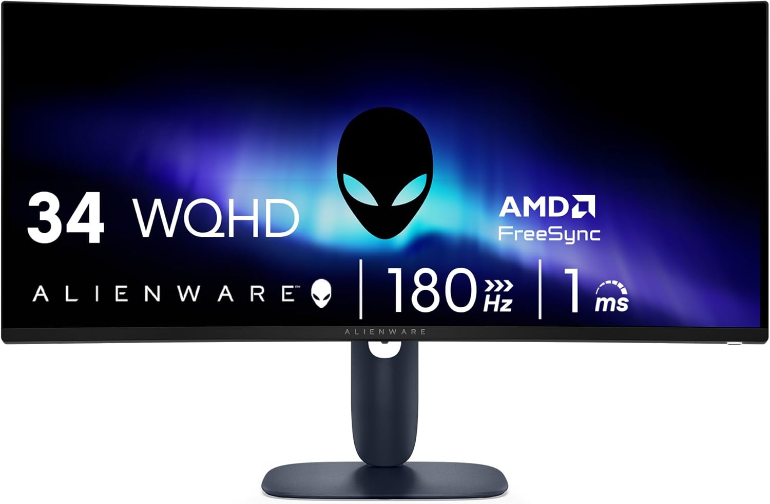 Alienware 34 Curved Gaming Monitor - 34-inch WQHD 180Hz Display