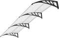 Polycarbonate Window Door Awning Spliced Canopy 40 in x 120 in
