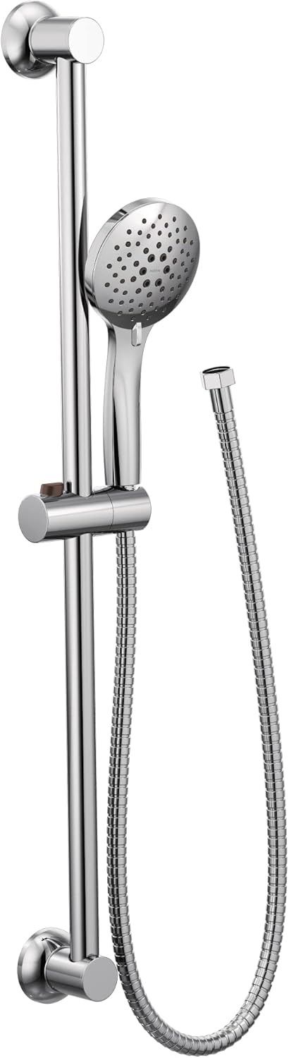 Moen Chrome Eco-Performance Handheld Shower with Slide Bar