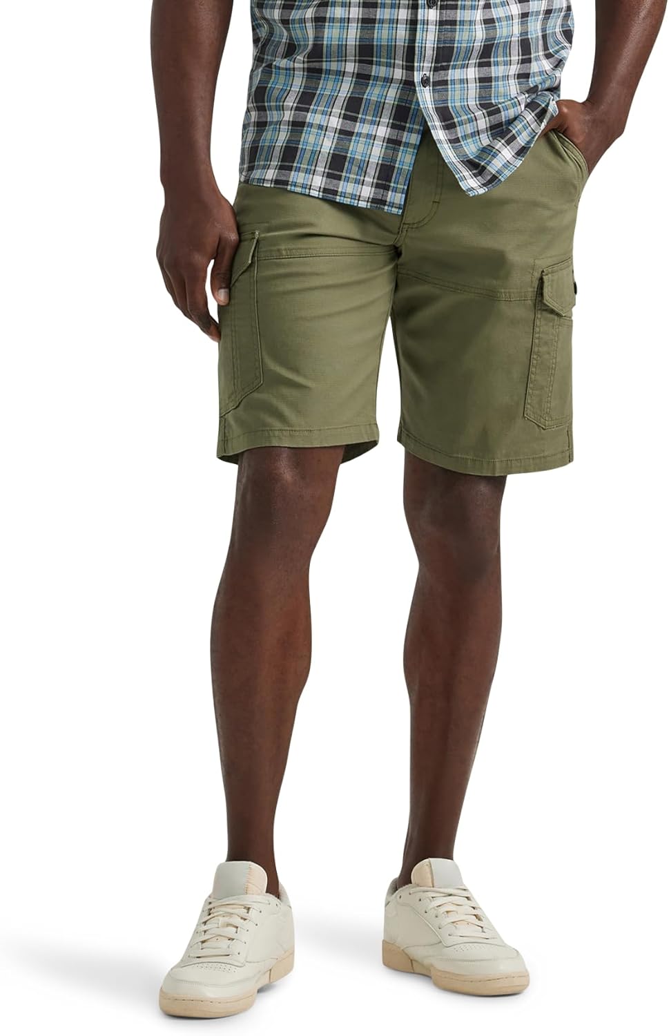 Lee Relaxed Fit Cargo Shorts with Elastic Waistband for Comfort