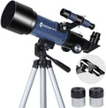 Telescopes for Kids and Adults Beginners 70mm Refractor (Blue)