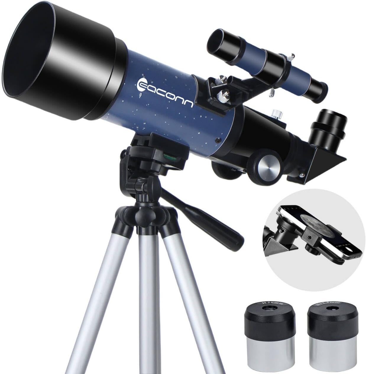 Telescopes for Kids and Adults Beginners - 70mm Refractor Travel