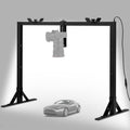 Overhead Camera Desk Mount Rig with 5600K LED Lighting - Top-Down