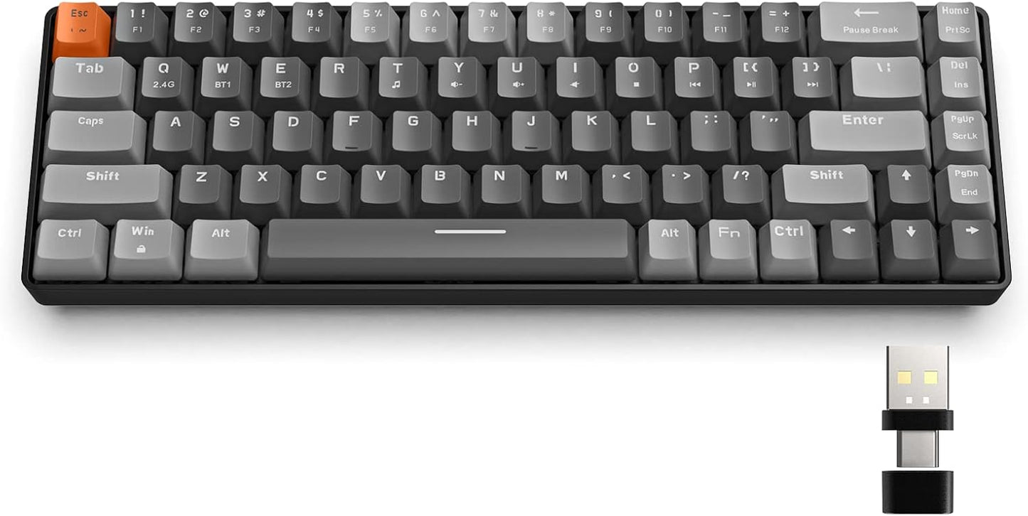 MAGIC-REFINER RK68 Wireless Mechanical Keyboard for Gaming