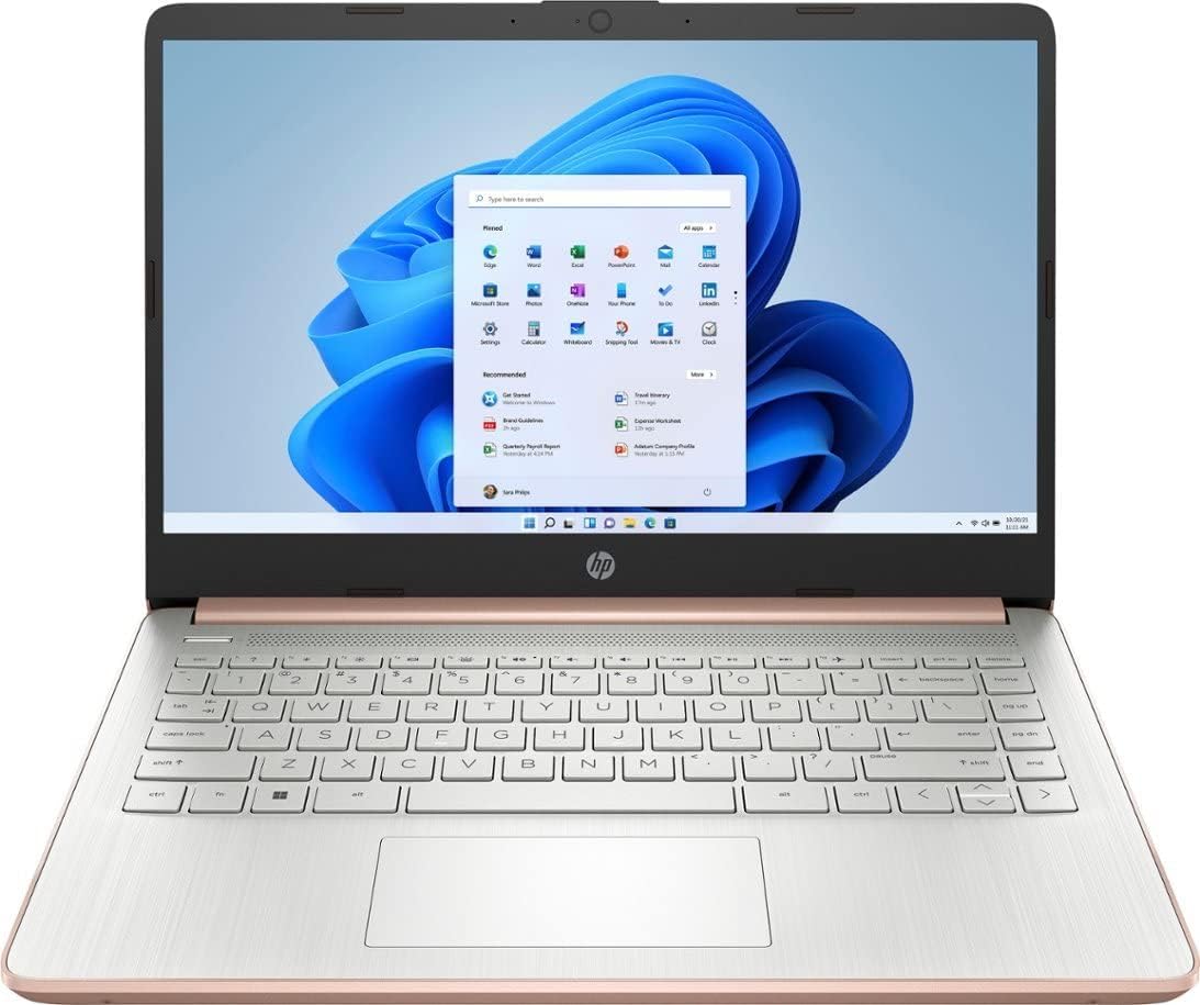 HP 2021 Stream Laptop: Fast Intel N4020, 64GB Storage, Zoom Compatible