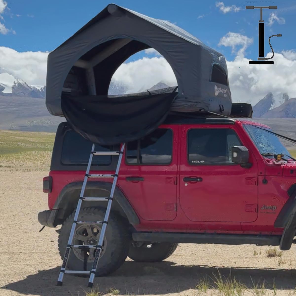 WINTENT Inflatable Truck Roof Tent - Easy Camping for 2