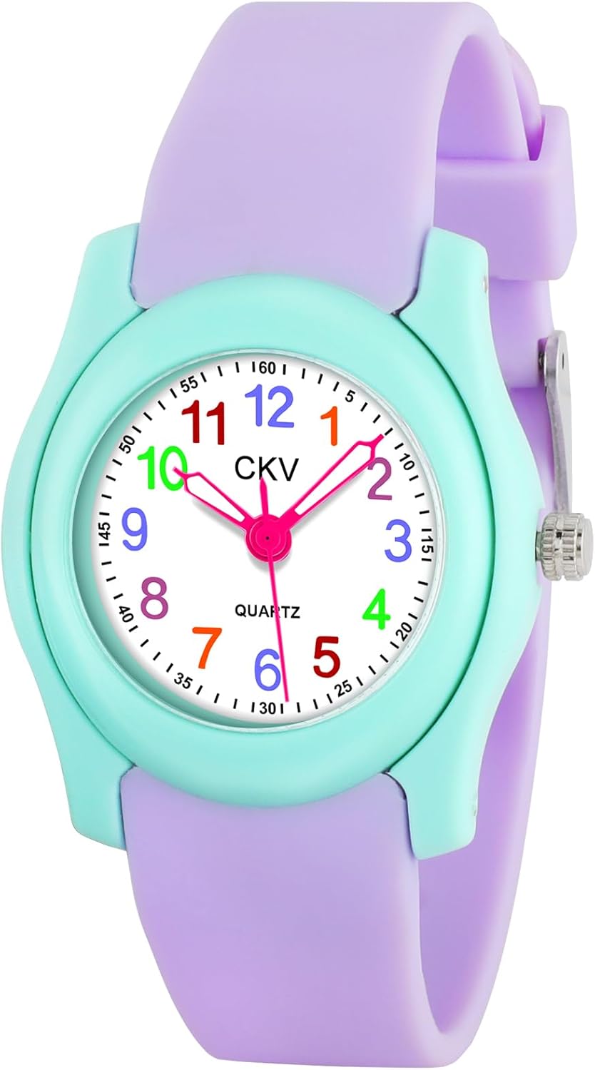CKV Kids Wristwatch 3 ATM Waterproof - Easy Time Teaching