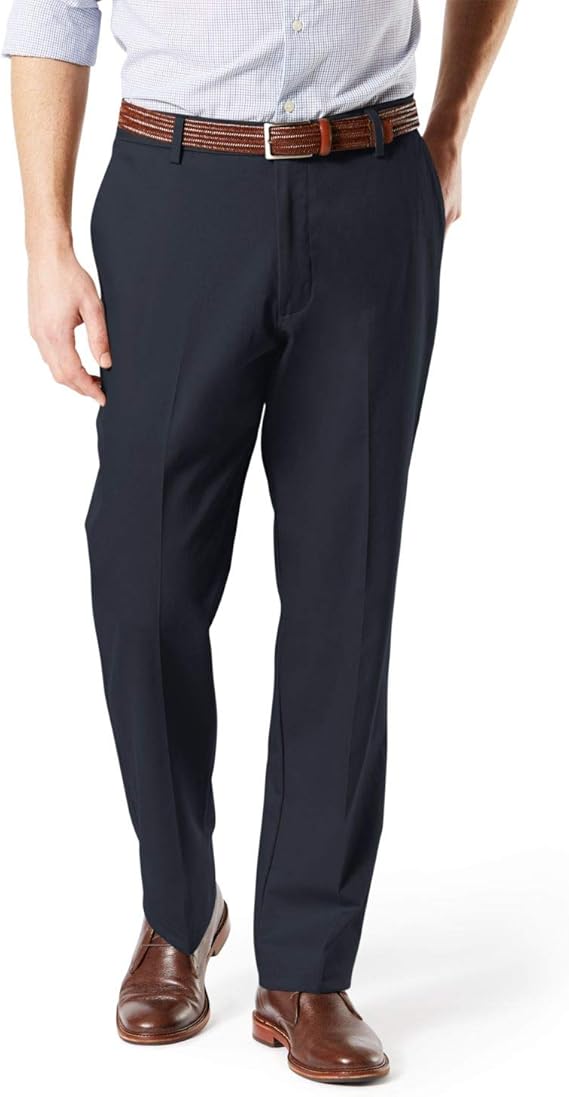 Dockers Men's Classic Fit Khaki Lux Cotton Stretch Pants