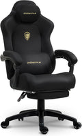 Dowinx Big and Tall Gaming Chair - Plush Suede Comfort for Adults