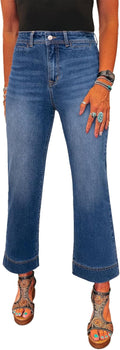 Wide Leg Jeans for Women High Waisted Flare Jeans with Pockets