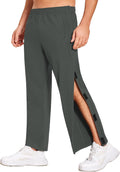 Mens Tear Away Pants Open Bottom Sweatpants for Post Surgery Recovery