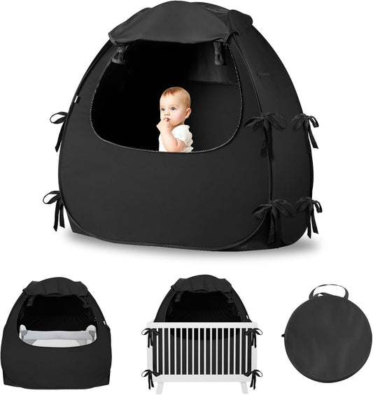 Travel Crib Blackout Canopy - Block 95% Light