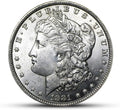Antique U.S. Silver Coins Morgan Dollar 1881 - Historical Collectible