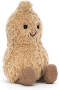 Jellycat Amuseables Peanut Stuffed Toy, 6 in - Playful Food Plush