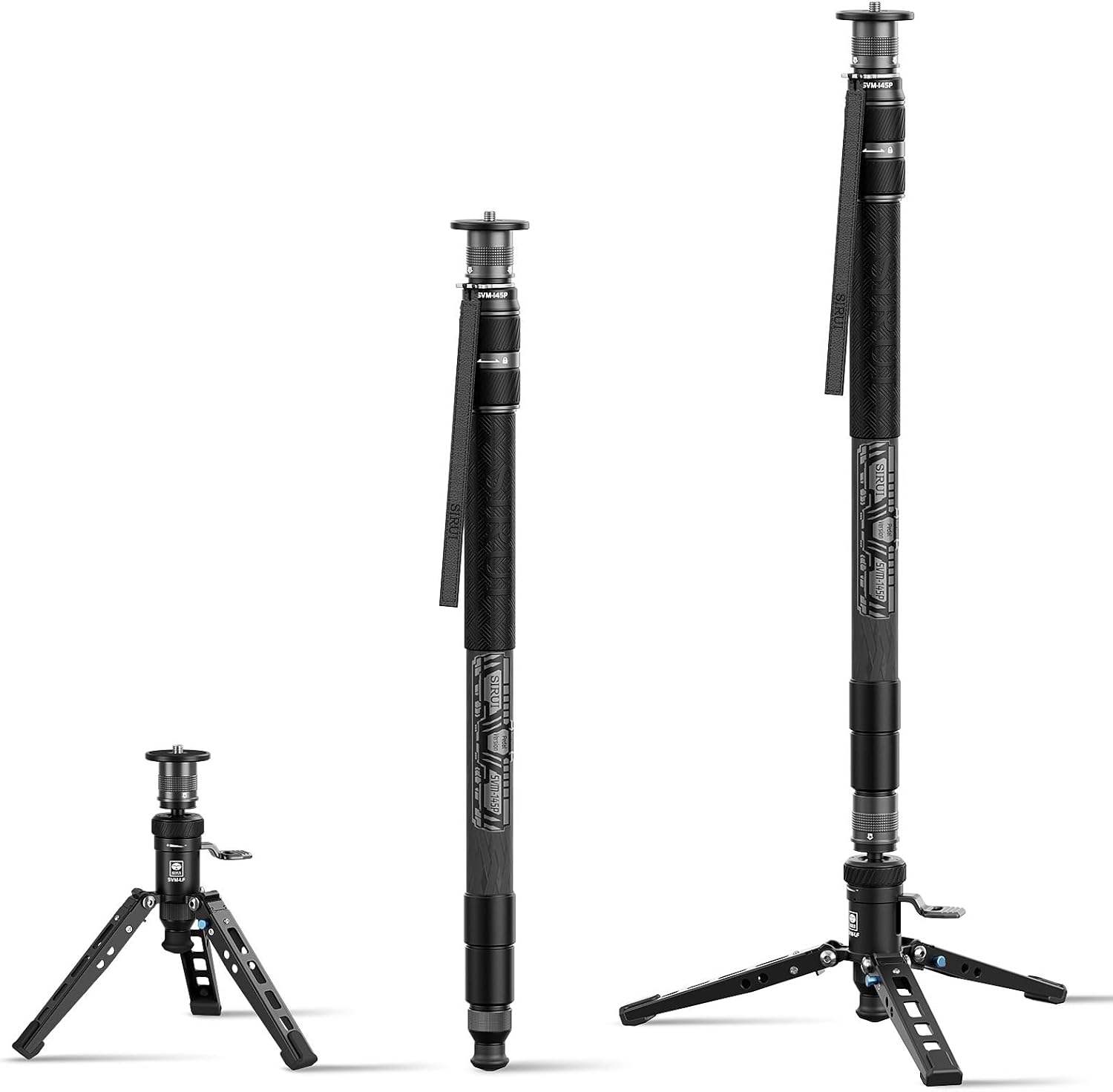 SIRUI Carbon Fiber Monopod for DSLR Cameras - Compact & Lightweight