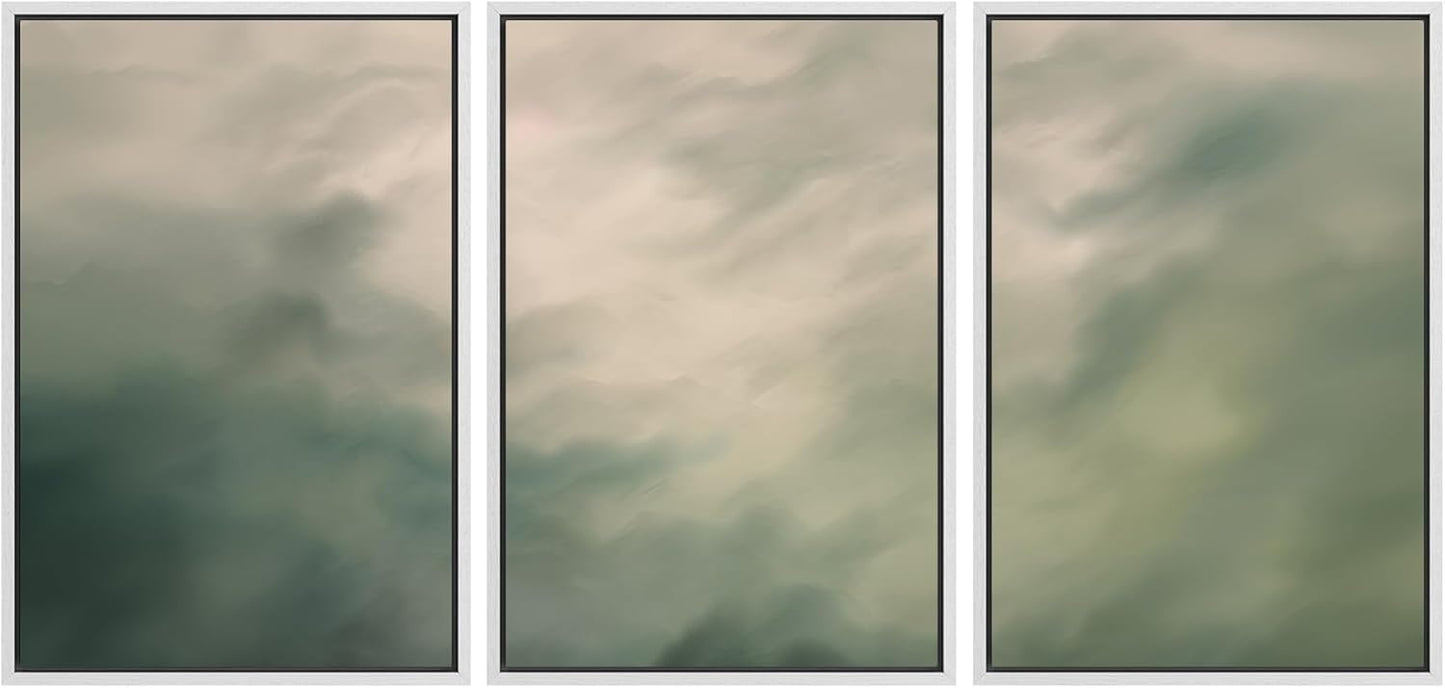 MUDECOR Framed Wall Art Print Set for Tranquil Home Decor