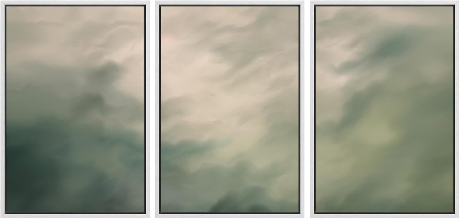 MUDECOR Framed Wall Art Print Set for Tranquil Home Decor