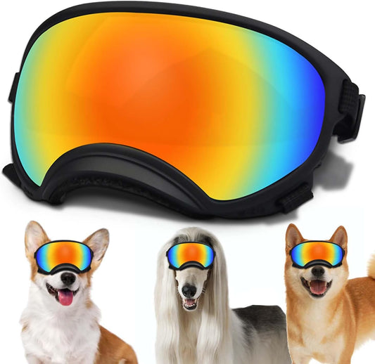 Medium Dog Sunglasses with UV Protection for Pet Eye Safety