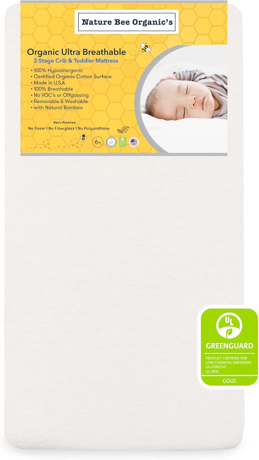 Nature Bee Organic 2-Stage Ultra Breathable Crib Mattress Review