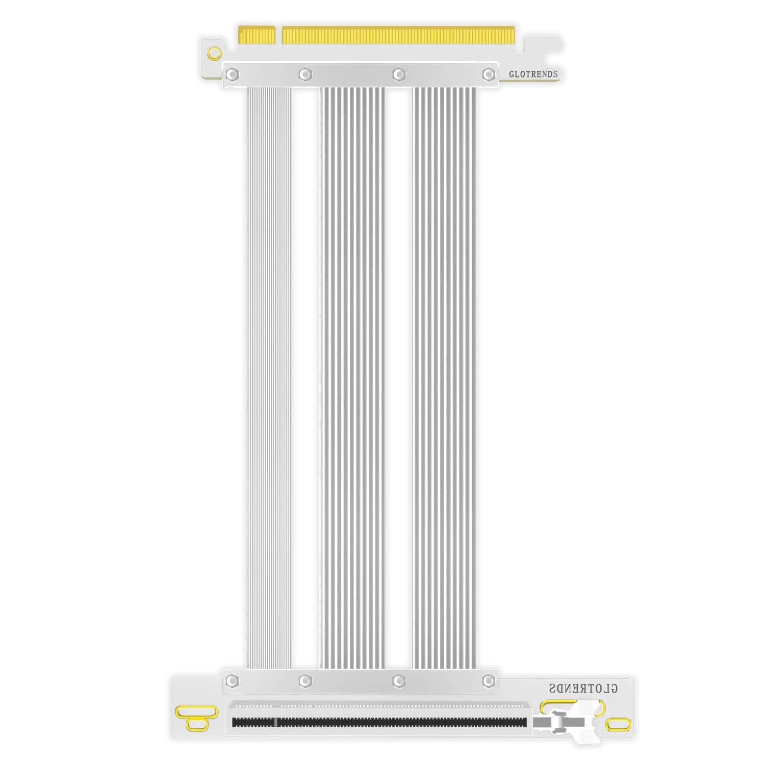 GLOTRENDS 200mm PCIe 5.0 Riser Cable for Vertical GPU Mount