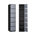 Yizosh Metal Locker with 6 Doors for School and Office Use
