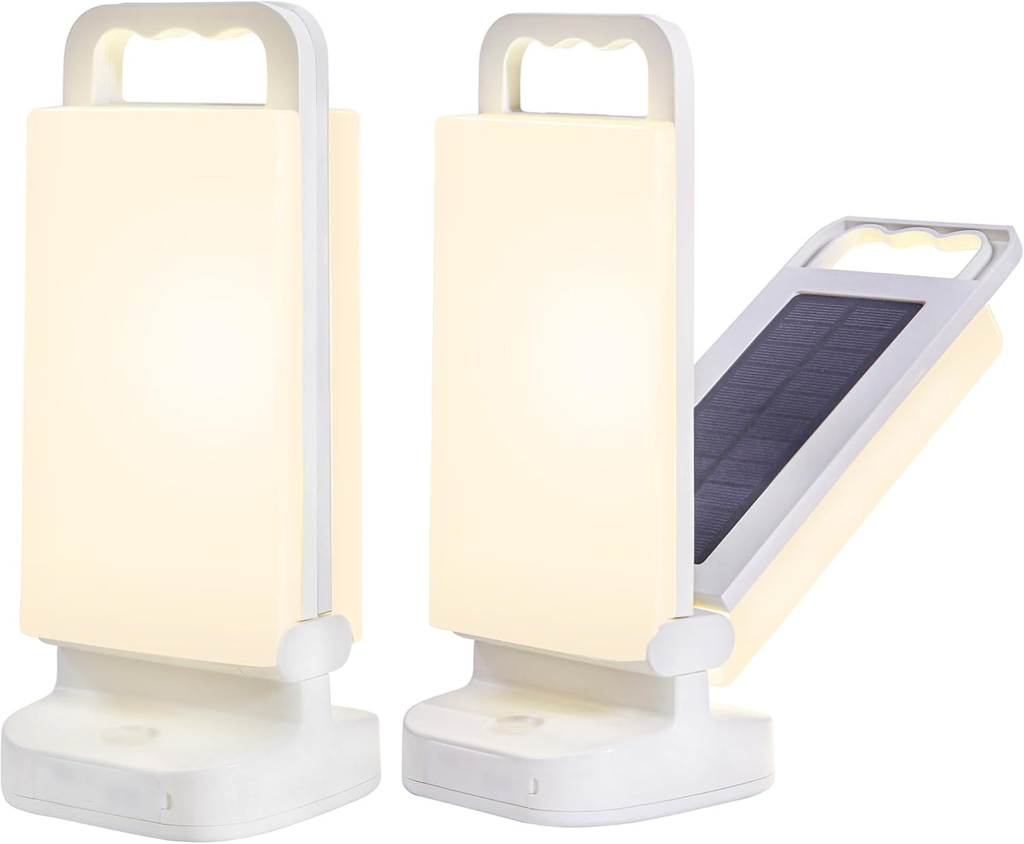 Solar Camping Lantern 6000mAh 2 Pack for Outdoor Adventures