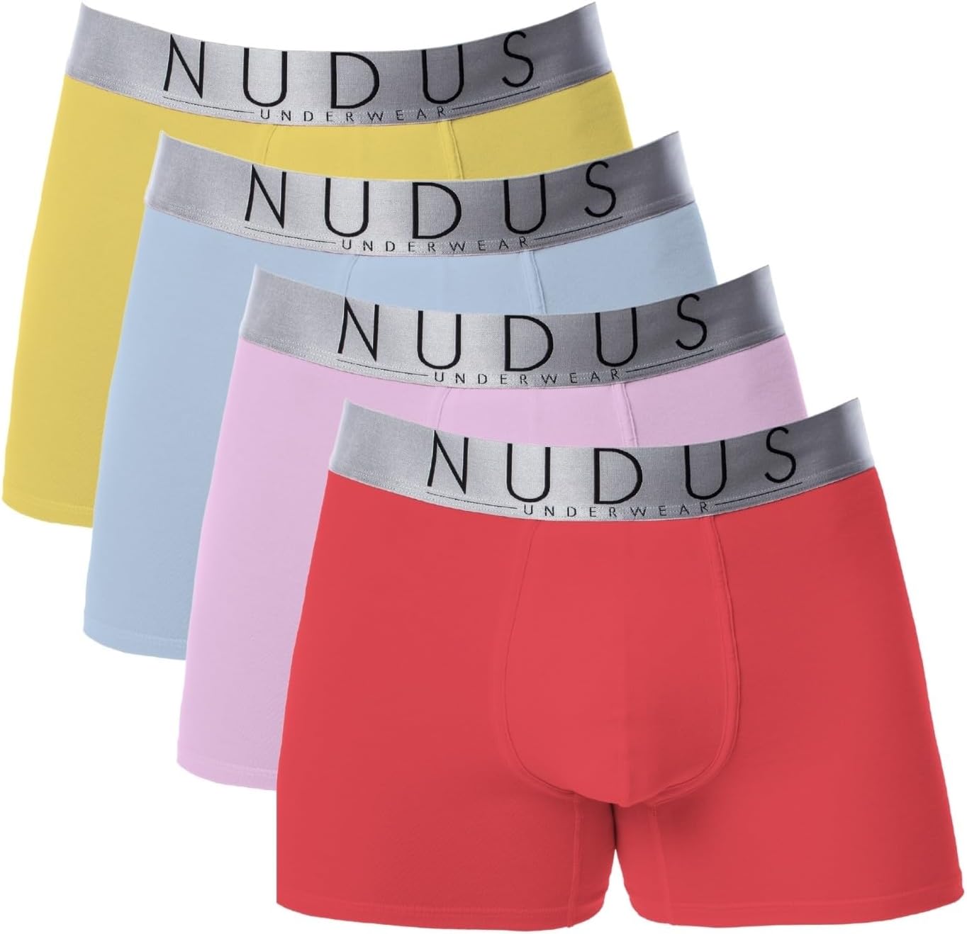 NUDUS Men's Cotton Underwear Pack of 4 in Gift Box Style