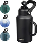 87oz Insulated Water Bottle with Handle - Large, Keeps Drinks Cold