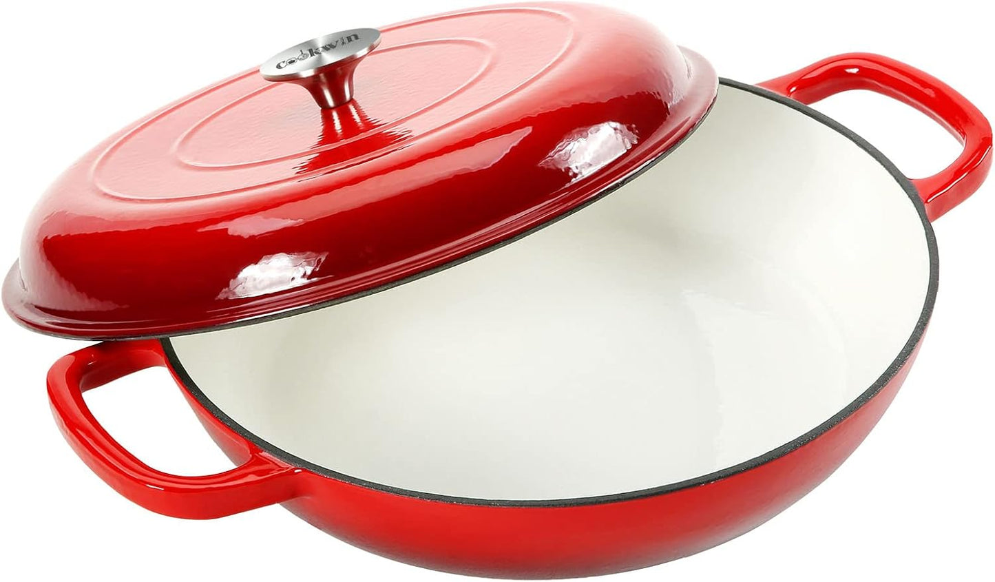 Cast Iron Casserole Braiser for Perfect Slow Cooking Meals