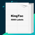 2x4 Shipping Address Labels 5000 Pack - 10 Up Sheets for Laser