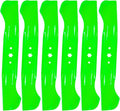 6 Pack High Lift Mower Blade Replace OEM 942-04244A for 46 in Deck