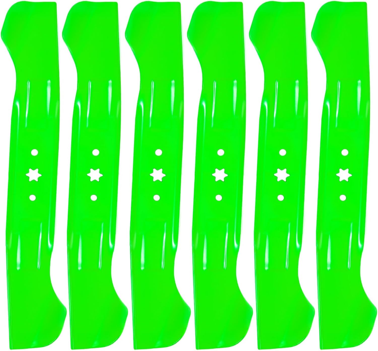 High Lift Mower Blade 6 Pack for 46 inch Deck Lawn Mowers