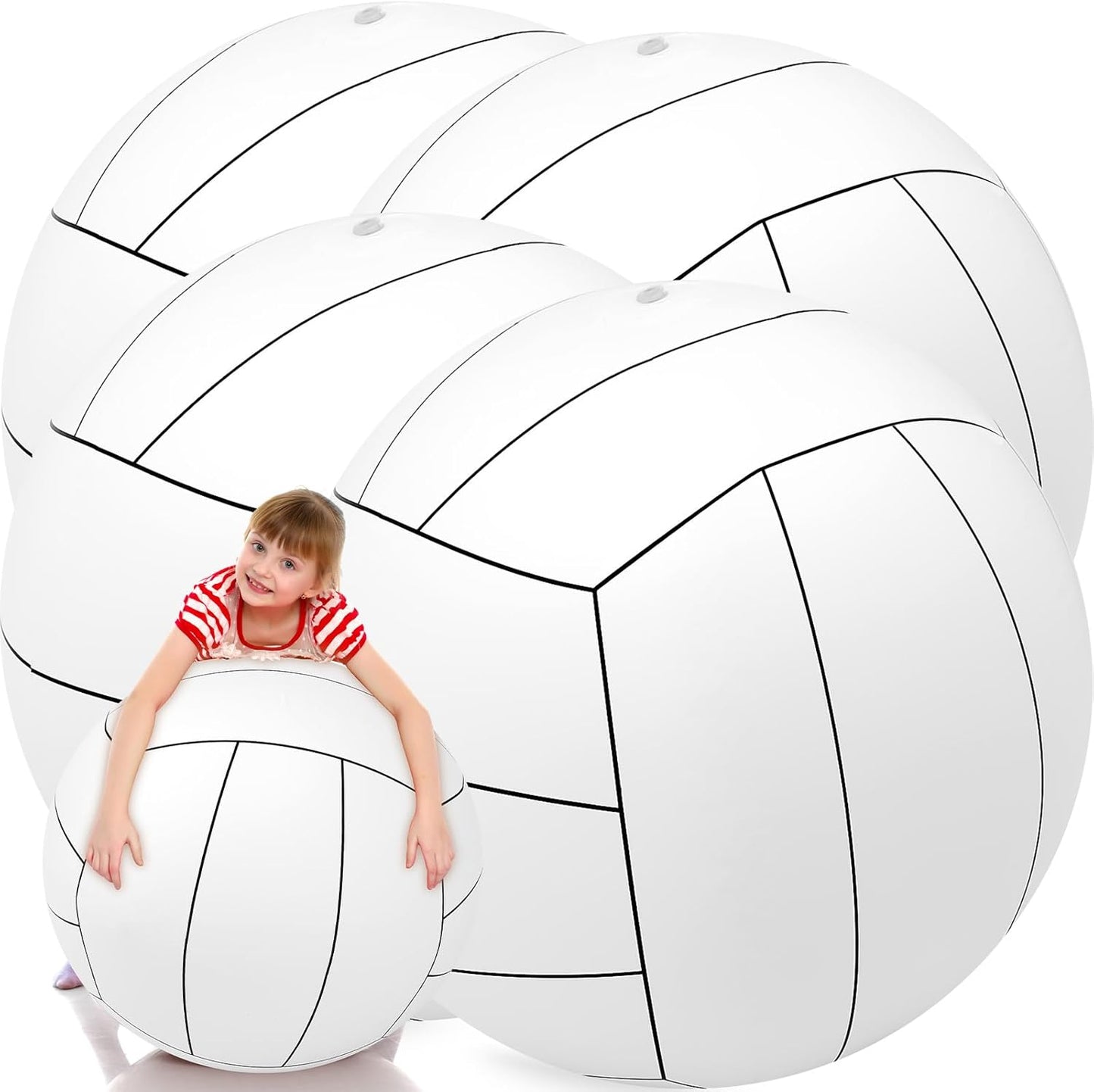 Giant Inflatable Volleyball for Beach Pool Games and Parties