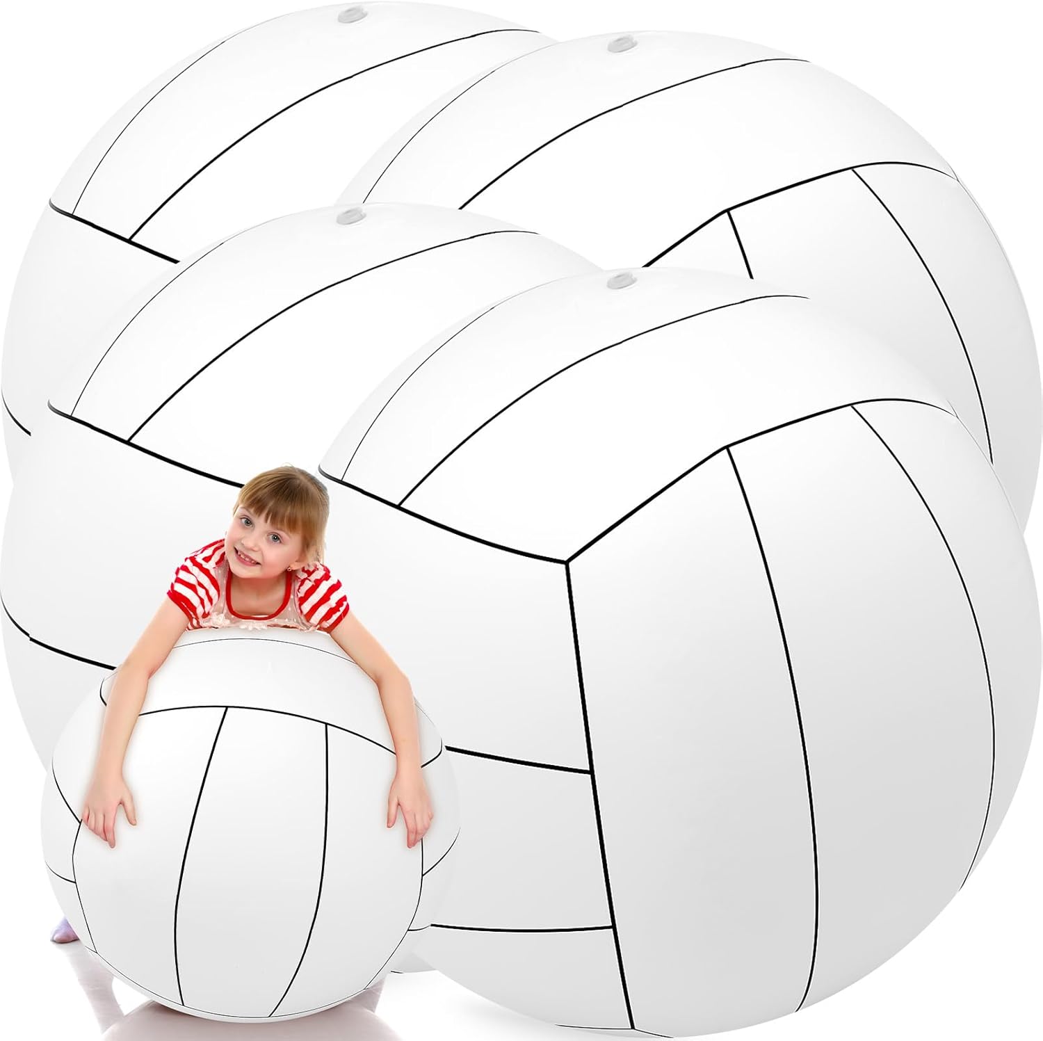 Giant Inflatable Volleyball for Beach Pool Games and Parties