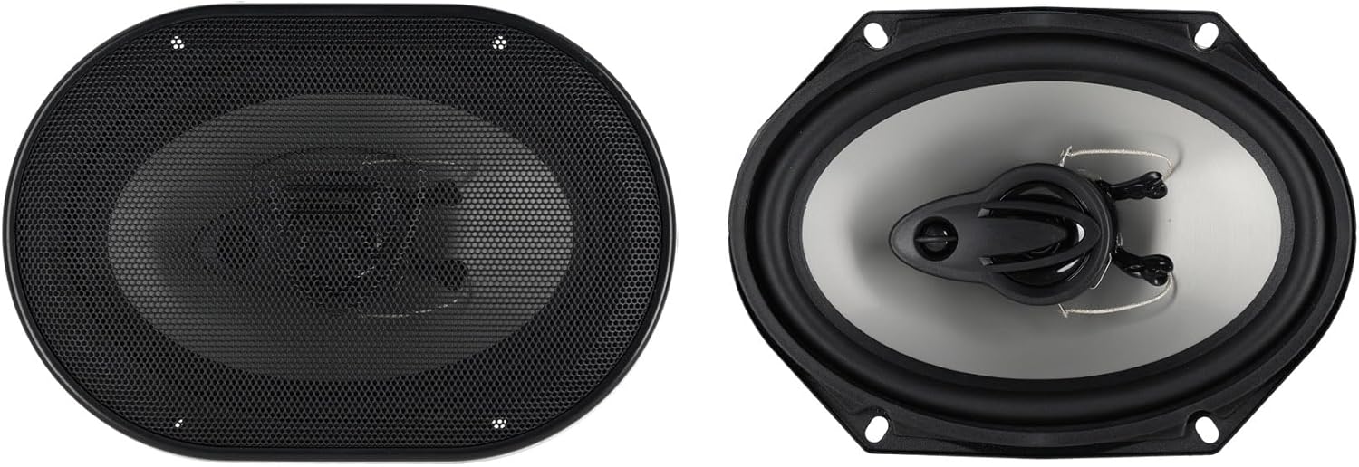 Rockville RV68.3A 6x8in 3-Way Car Speakers for Superior Sound