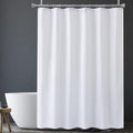 Amazer Extra Long White Shower Curtain Liner 72 x 84 in - Heavyweight