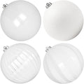 Extra Large Outdoor Christmas Ornaments 8in Set of 4 - Oversized