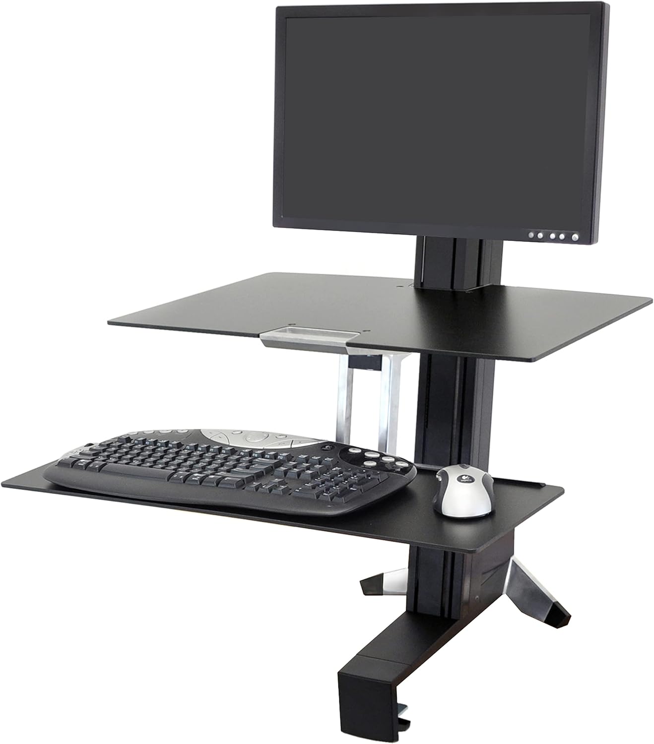 Ergotron WorkFit-S HD Single Monitor Standing Desk Converter