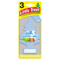 LITTLE TREES Summer Linen Car Air Freshener 3 Pack - Fresh Linen Scent