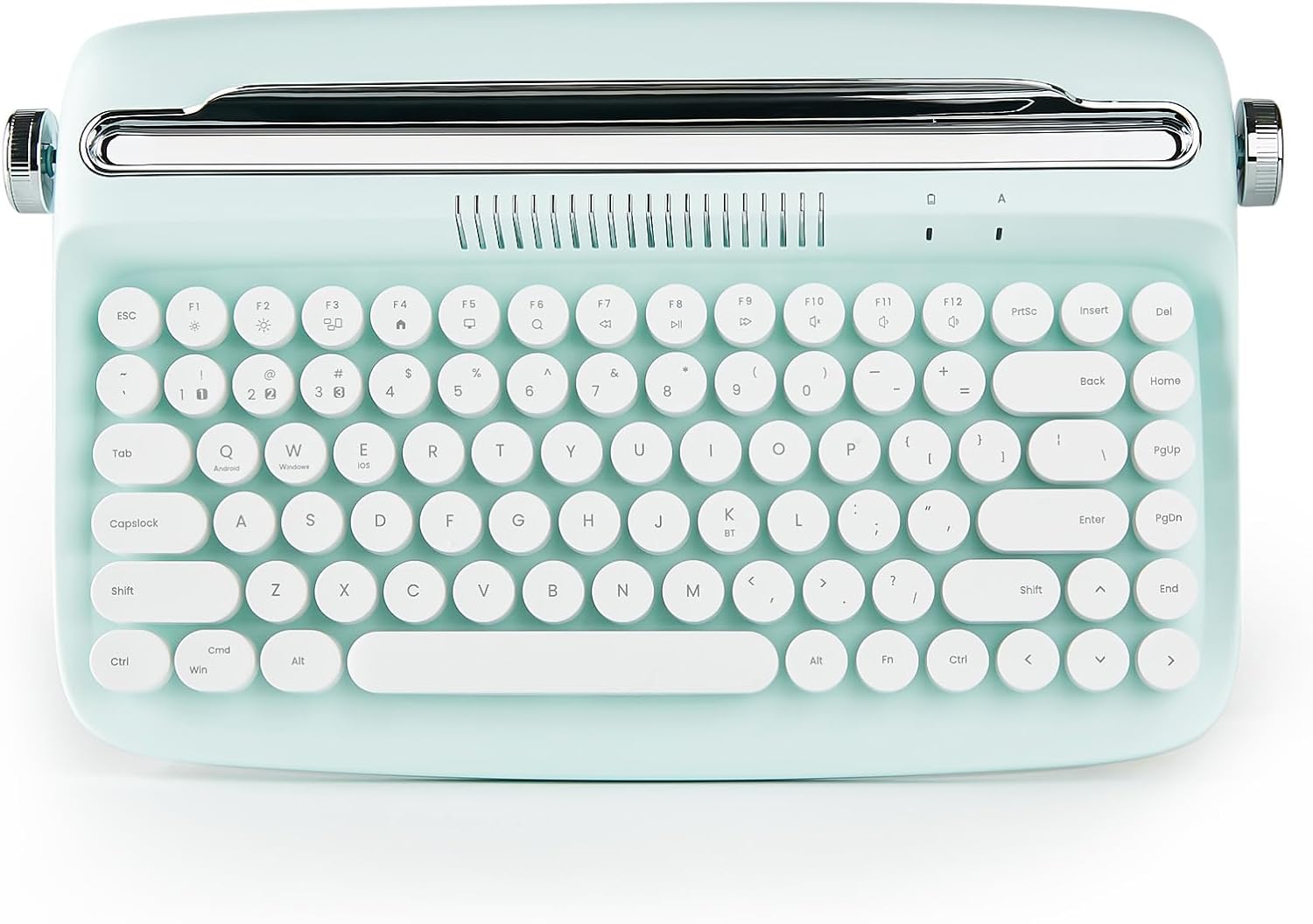 YUNZII B303 Wireless Typewriter Keyboard: Retro Aesthetic Design