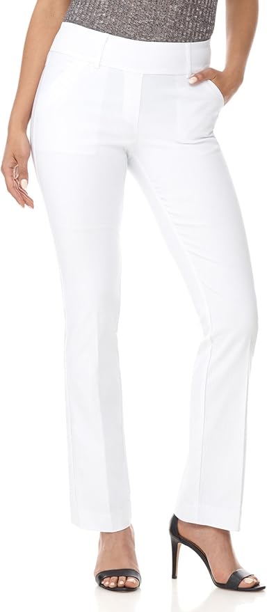 Rekucci Women's Ease into Comfort Bootcut Pant with Tummy Control
