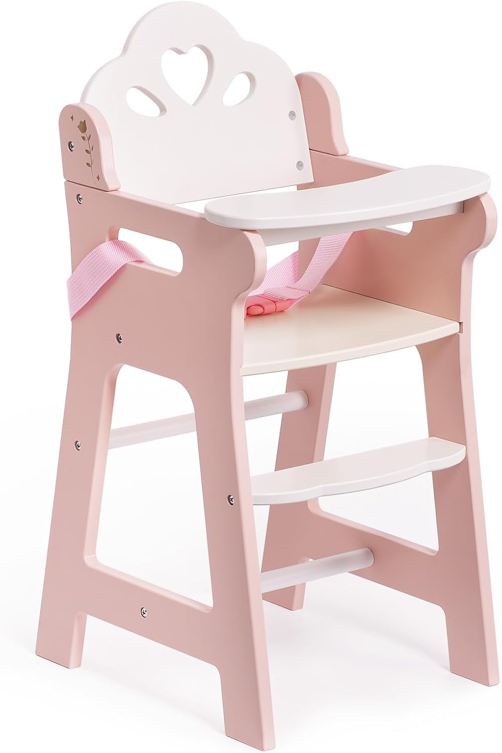ROBOTIME High Chair for Pretend Play - Wooden Doll Furniture