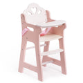 ROBOTIME High Chair for Pretend Play - Wooden Doll High Chair