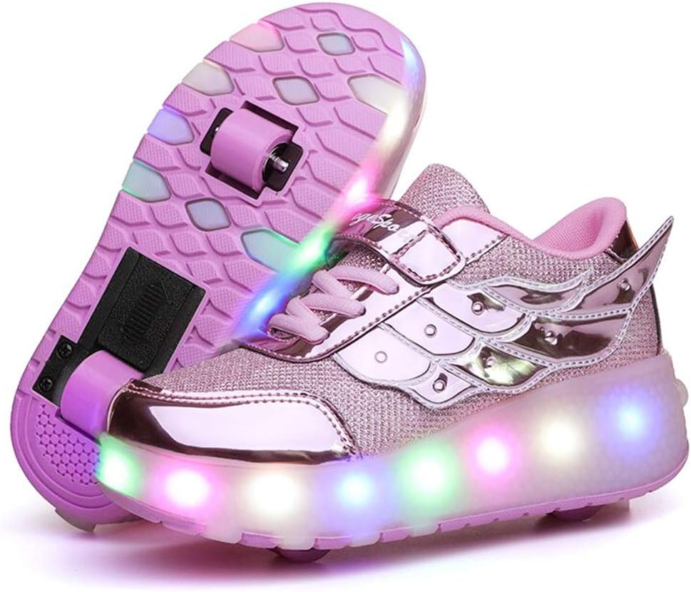 Nsasy Kids Roller Shoes with Wheels for Fun and Style