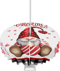 Valentine's Day Outdoor Table Cloth with Umbrella Hole