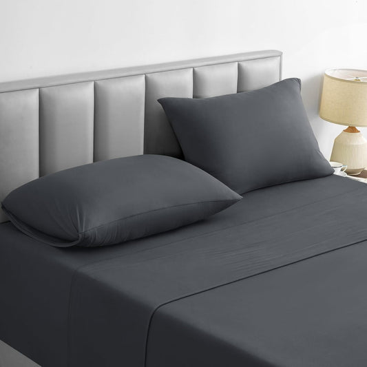BYSURE Jersey Knit Twin Sheets Set for Ultimate Comfort