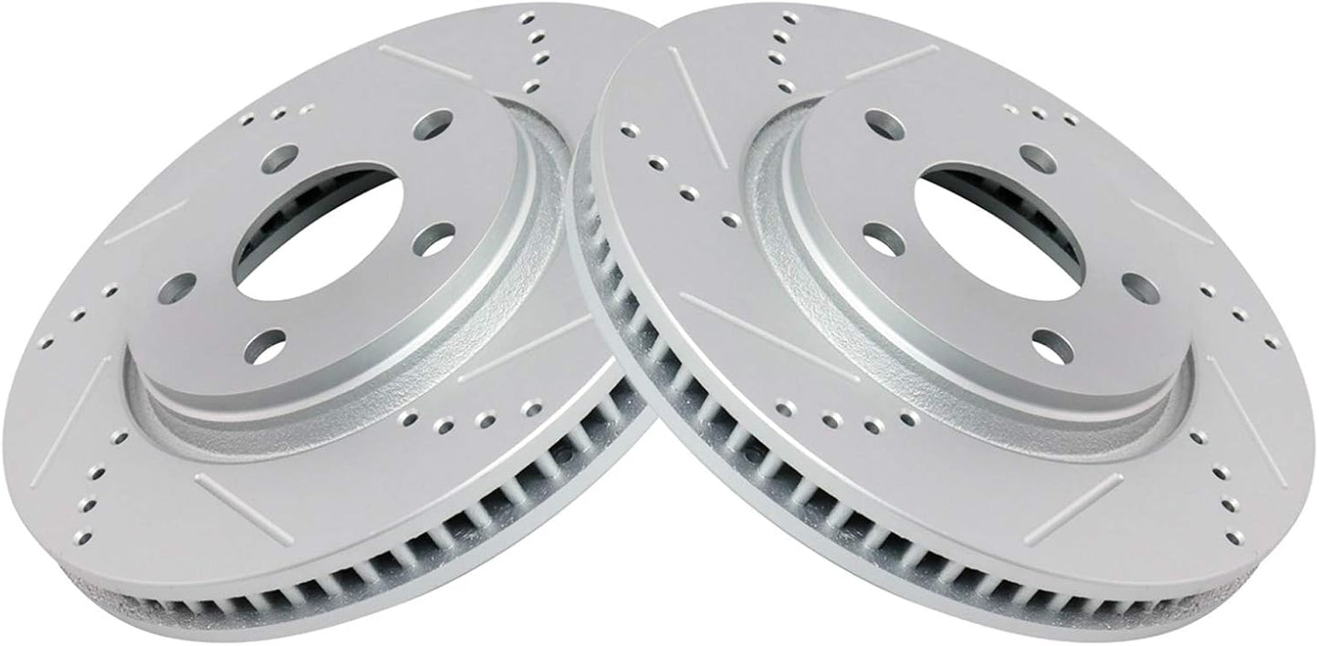 Premium G-Coated Front Brake Rotors Set for Buick LaCrosse