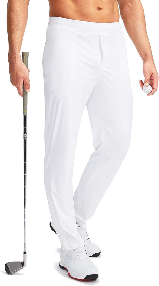 Pudolla Men's Golf Pants Stretch Sweatpants for Comfort and Style