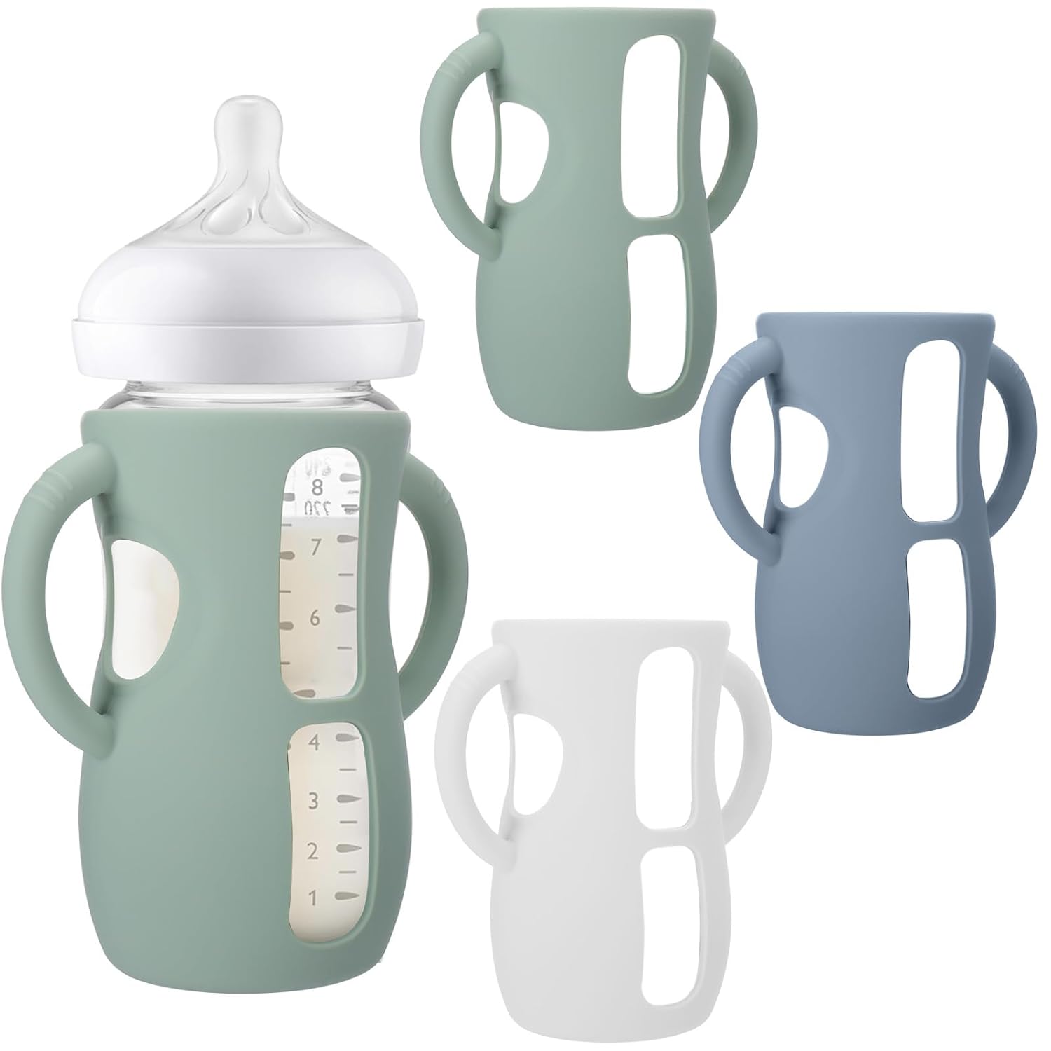 Break-Proof Silicone Sleeves for Avent Bottles