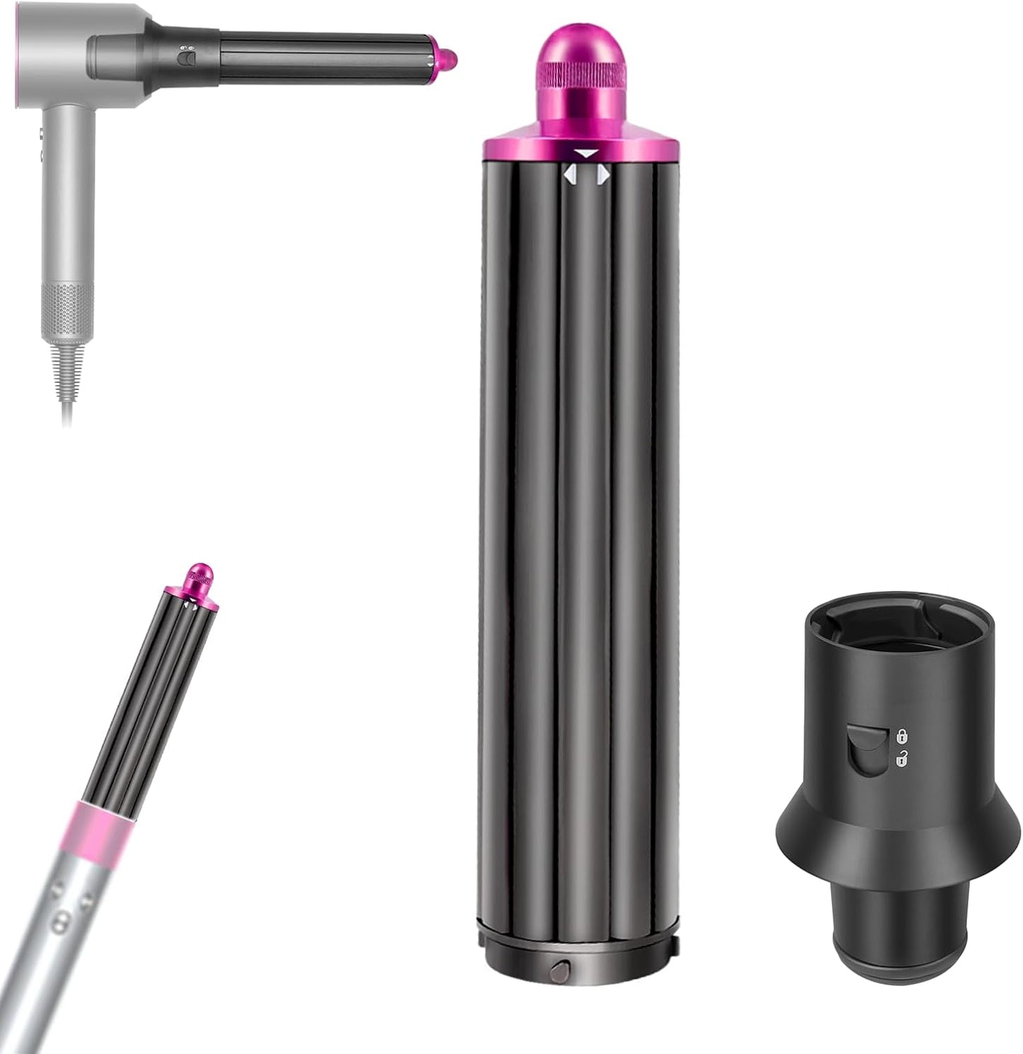 Dxyue Long Hair Curling Barrels for Dyson Airwrap Styler - Effortless Curls!
